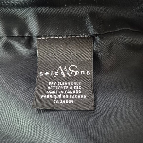 Real leather women jacket - Size S Navy Blue - Picture 8 of 8